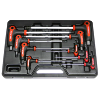 No.MK066 - 9 Piece Metric T-Handle Ball End Hex-Key Set