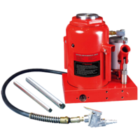 No.PB050WB - 50 Ton Air-Hydraulic Bottle Jack 12.1"-19.1"