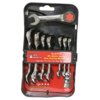 No.S13109 - 8Pc. Metric Stubby Ratchet Gear Wrench Set
