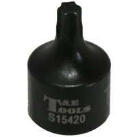 No.S15420 - T20 x 1/4"Drive Stubby Torx-r Impact Socket