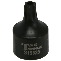 No.S15525 - T25 x 1/4"Drive Stubby Tamper Torx-r Impact Socket