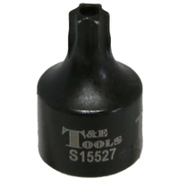 No.S15527 - T27 x 1/4"Drive Stubby Tamper Torx-r Impact Socket