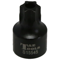 No.S15545 - T45 x 1/4"Drive Stubby Tamper Torx-r Impact Socket