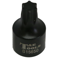 No.S15650 - T50 x 3/8" Drive Stubby Tamper Torx-r Impact Socket