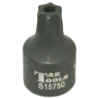 No.S15750 - T50 x 3/8" Drive Stubby Tamper Torx-r Impact Socket