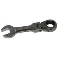 No.S59015 - 15mm 12Pt. Stubby Flex-Head Ratchet Wrench