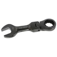 No.S59019 - 19mm 12Pt. Stubby Flex-Head Ratchet Wrench