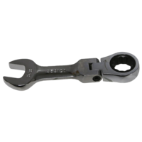 No.S59120 - 5/8" 12Pt. Stubby Flex-Head Ratchet Wrench