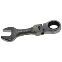 No.S59124 - 3/4" 12Pt. Stubby Flex-Head Ratchet Wrench