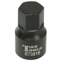 No.S73916 - 1/2" x 3/8" Drive Stubby In-Hex SAE Impact Socket