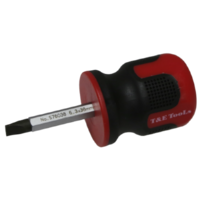 No.S76038 - 6.3 x 38mm Stubby Slotted S2 Steel Screwdriver