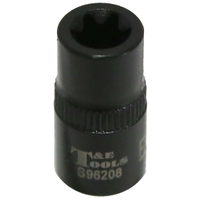 No.S96208 - E8 x 1/4"Drive Stubby "E" Series Impact Socket