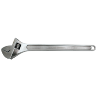 No.SS10224 - Stainless Steel 24"(600mm) Super-Satin Adjustable Wrench