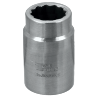 No.SS53312 - Stainless Steel 12mm x 3/8"Dr. 12Pt Socket 32L