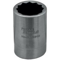 No.SS53315 - Stainless Steel 15mm x 3/8"Dr. 12Pt Socket 32L