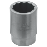 No.SS53316 - Stainless Steel 16mm x 3/8"Dr. 12Pt Socket 32L