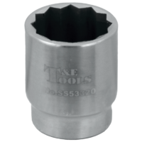 No.SS53320 - Stainless Steel 20mm x 3/8"Dr. 12Pt Socket 32L