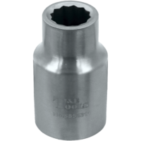 No.SS54311 - Stainless Steel 11mm x 1/2"Dr. 12Pt Socket 40L