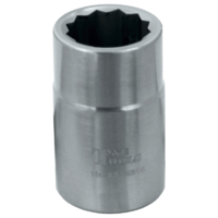 No.SS54316 - Stainless Steel 16mm x 1/2"Dr. 12Pt Socket 40L