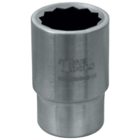 No.SS54319 - Stainless Steel 19mm x 1/2"Dr. 12Pt Socket 42L