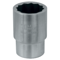 No.SS54321 - Stainless Steel 21mm x 1/2"Dr. 12Pt Socket 43L