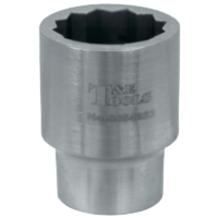 No.SS54323 - Stainless Steel 23mm x 1/2"Dr. 12Pt Socket 43L