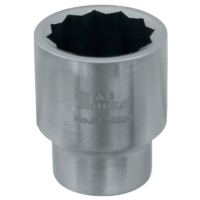 No.SS54325 - Stainless Steel 25mm x 1/2"Dr. 12Pt Socket 43L