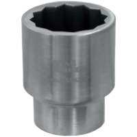No.SS54327 - Stainless Steel 27mm x 1/2"Dr. 12Pt Socket 46L
