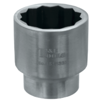 No.SS54332 - Stainless Steel 32mm x 1/2"Dr. 12Pt Socket 46L