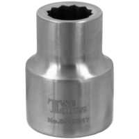 No.SS55317 - Stainless Steel 17mm x 3/4"Dr. 12Pt Socket 50L