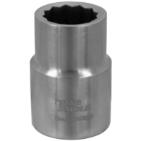 No.SS55322 - Stainless Steel 22mm x 3/4"Dr. 12Pt Socket 55L