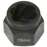 No.T1045 - 15mm An+gular Spiral Twist Socket Hex Drive
