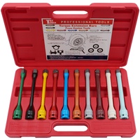No.T1580 - 10 Piece Torque Extension Bar Set