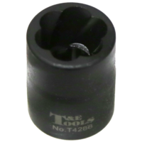 No.T4288 - 18mm x 1/2" Square Impact Twist Socket