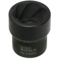 No.T4292 - 22mm x 1/2" Square Impact Twist Socket