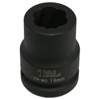 No.T4519 - 19mm x 3/4"Drive Impact Twist Socket