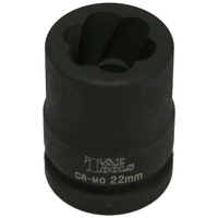 No.T4522 - 22mm x 3/4"Drive Impact Twist Socket