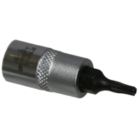 No.T5410 - T10 x 1/4"Drive Tamper Torx Socket 30mm Long