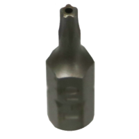 No.T5910 - T10 x 1/4"Hex Five Point Tamper Torx Bit 25mm long