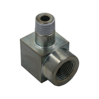 No.T9897 - 1/4" NPT Male & 3/8" Female 90 Degree Street Elbow