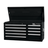 No.TC4109BK - 41" 9 Drawer Deep Top Chest