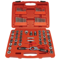 No.TD75BC - 75Pc. Combination Tap & Die with Gear Ratchet Wrench