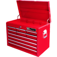 No.TES1000RB - 10 Drawer Ball-Bearing Deep Top Chest