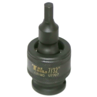 No.U7707 - 7/32" x 3/8"Dr. Impact Uni. In-Hex Socket