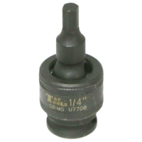 No.U7708 - 1/4" x 3/8"Dr. Impact Uni. In-Hex Socket