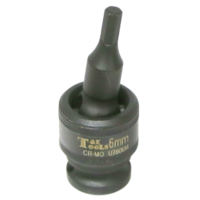 No.U7806M - 6mm x 1/2"Dr. Impact Uni. In-Hex Socket