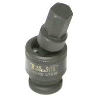 No.U7818 - 9/16" x 1/2"Dr. Impact Uni. In-Hex Socket