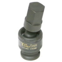 No.U7819M - 19mm x 1/2"Dr. Impact Uni. In-Hex Socket