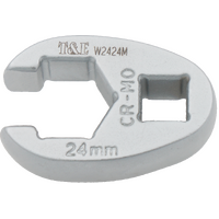 No.W2424M - 24mm x 1/2" Drive Crowsfoot Flare Wrench
