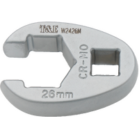 No.W2426M - 26mm x 1/2" Drive Crowsfoot Flare Wrench